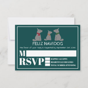 Feliz Navidog, Spanish Christmas Party RSVP