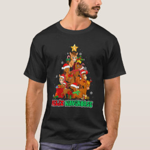 Feliz Navihorse Feliz Navidad Christmas Horse T-Shirt