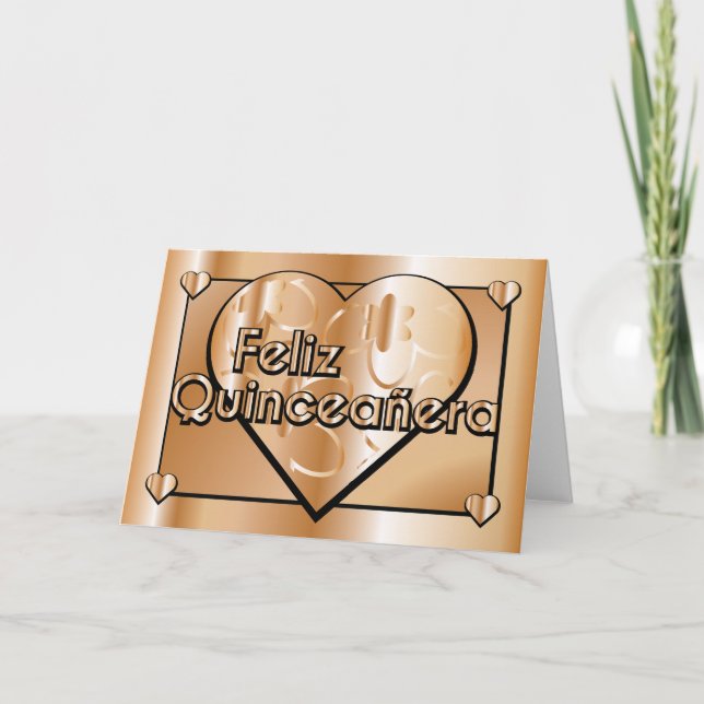 Feliz Quinceañera - Happy 15th Birthday Invitation (Front)