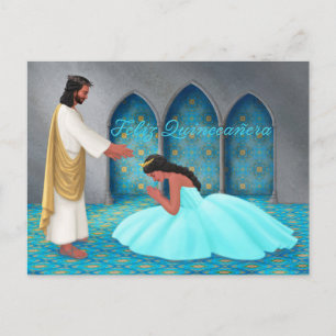 "Feliz Quinceañera." Postcard