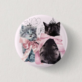 fell in love 3 cm round badge