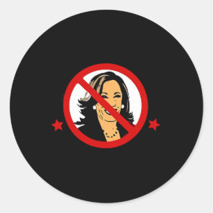 Fell Out Of A Coconut The Vote Trump 2024  Classic Round Sticker