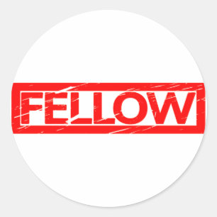 Fellow Stamp Classic Round Sticker
