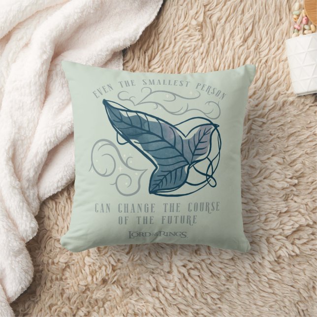 Fellowship Elven Brooch Quote Graphic Cushion (Blanket)