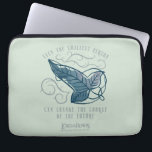 Fellowship Elven Brooch Quote Graphic Laptop Sleeve<br><div class="desc">Celebrate the Fellowship with this elegant, Lord of the Rings™ Elven brooch design. Featuring a beautifully detailed leaf carried on swirling Elvish vines, the artwork symbolizes the connection between those entrusted with the protection of Middle-Earth™. The meaningful quote, “Even the smallest person can change the course of the future, ”...</div>