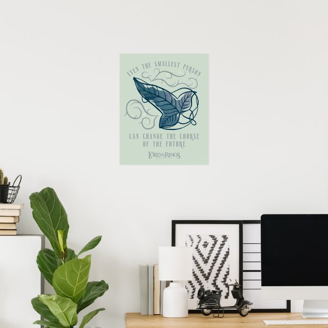 Fellowship Elven Brooch Quote Graphic Poster (Home Office)