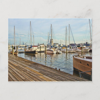 Fells Point Marina in Maryland Postcard