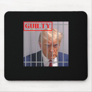 Felon Donald Trump Guilty Lock Him Up Trump Prison Mouse Mat