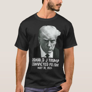 Felon Donald Trump Guilty Lock Him Up Trump Prison T-Shirt