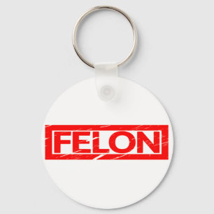 Felon Stamp Key Ring