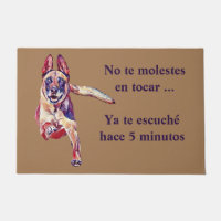 Felpudo Perro Divertido (Funny Doormat in Spanish)