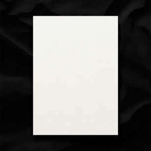 Felt Ecru 5" x 7" Blank Sample Wedding Invitation