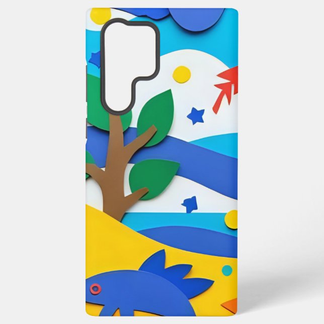 Felt Fun Samsung Galaxy S22 Ultra Case (Back)