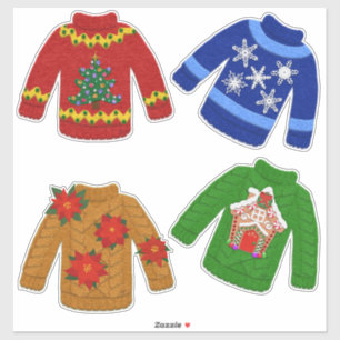 Felt Look Christmas Tacky Sweaters Cute