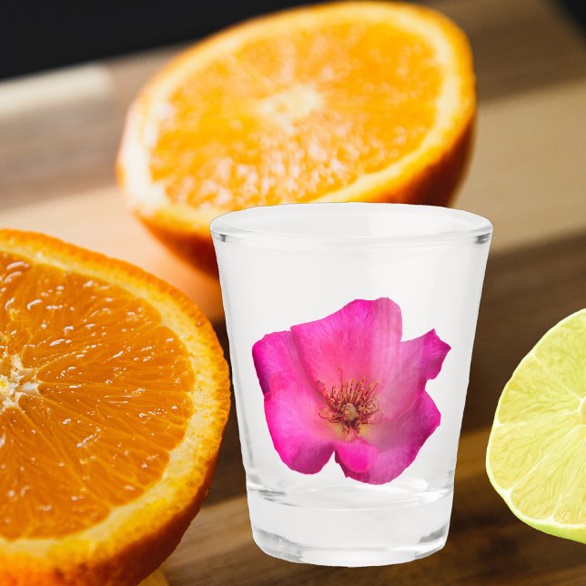 Felt Pen Pink Rose Shot Glass (Creator Uploaded)