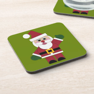 Felt Santa 2021 Beverage Coaster