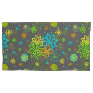 Felt Tip Flowers - Emmy Pattern Pillowcase