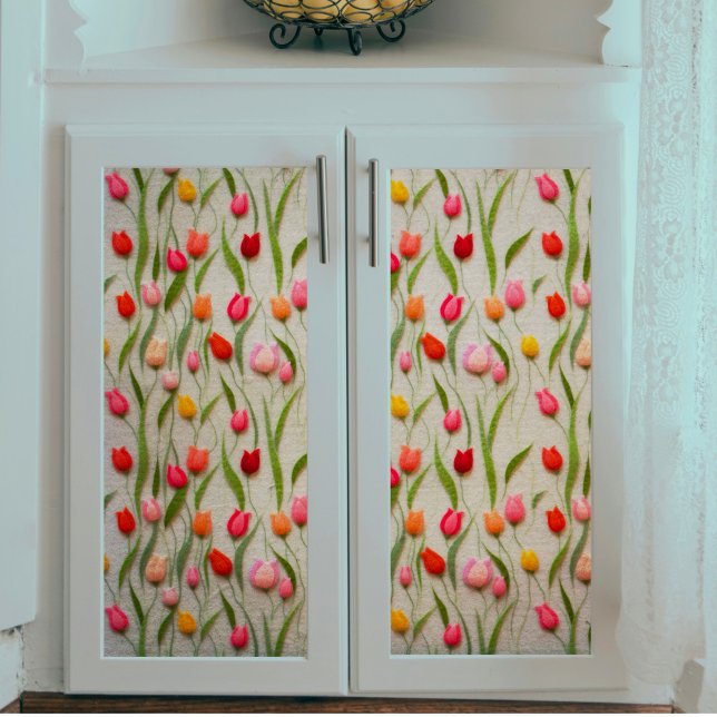 Felt Tulip Pattern Decoupage Tissue Paper (Creator Uploaded)