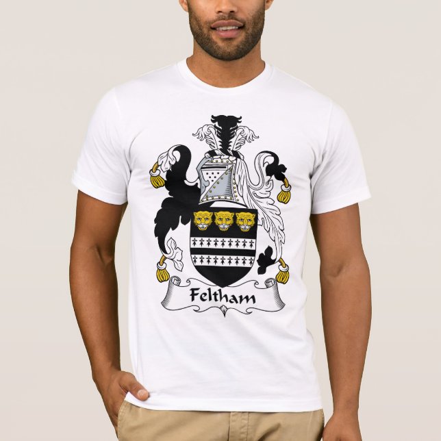 Feltham Family Crest T-Shirt (Front)