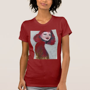 Fem Portrait - Red T-Shirt