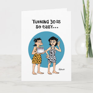 Female 30th Birthday Card