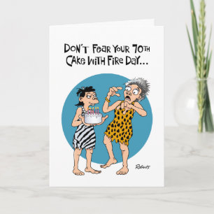 Female 70th Birthday Reassurance Card