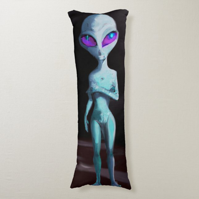 Female alien friend body cushion (Front Vertical)