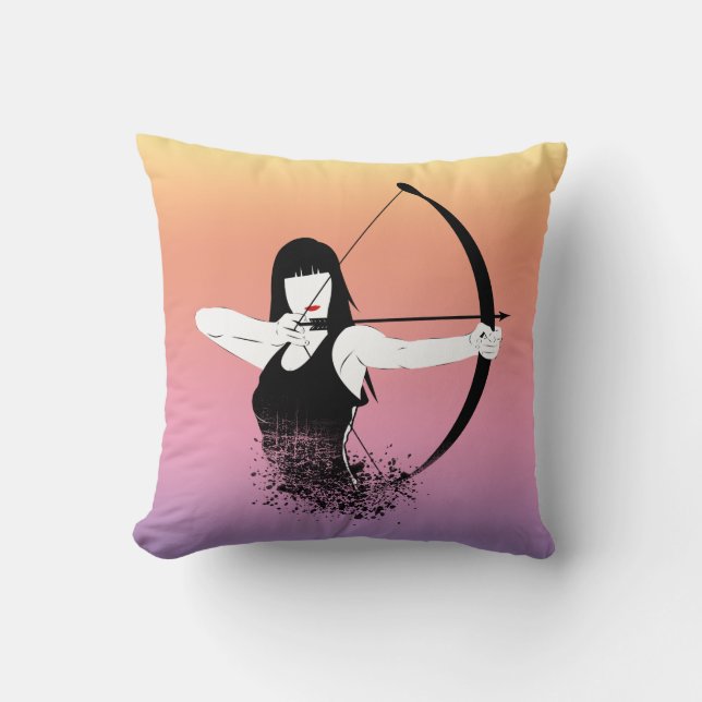 Female Archer Cushion (Front)