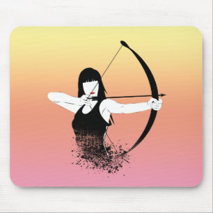 Female Archer Mouse Mat