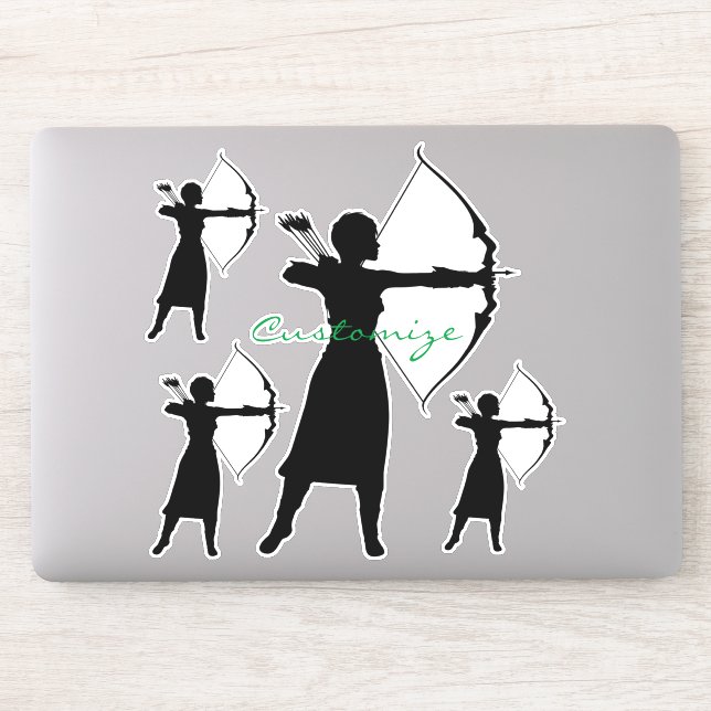 Female Archer Silhouette Thunder_Cove (Computer)