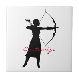 Female Archer Silhouette Thunder_Cove Tile