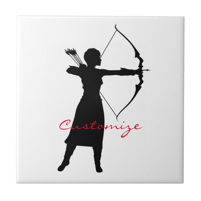 Female Archer Silhouette Thunder_Cove Tile (Front)