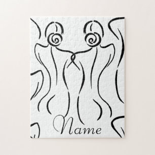 Female Art Illustration Thunder_Cove Jigsaw Puzzle