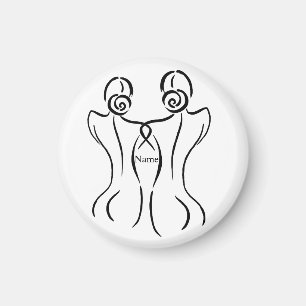Female Art Illustration Thunder_Cove  Magnet