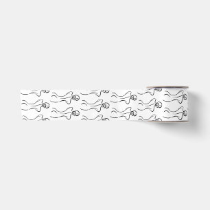 Female Art Illustration Thunder_Cove Satin Ribbon