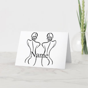 Female Art Illustration Thunder_Cove  Thank You Card