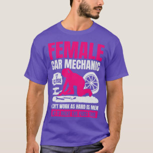 Female Automotive Mechanic Girl Gift T-Shirt