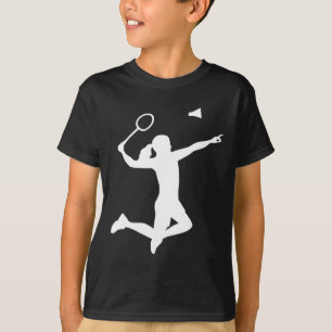 Female Badminton Player T-Shirt