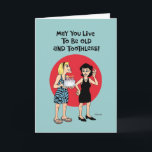 Female BFF Birthday Card<br><div class="desc">Funny Birthday Greeting Card for Female Best Friend</div>