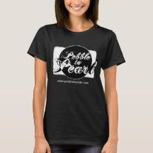 Female Black T-Shirt with Logo