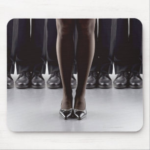 Female boss for businessmen mouse mat