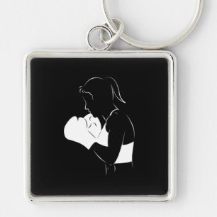 Female Boxer Key Ring