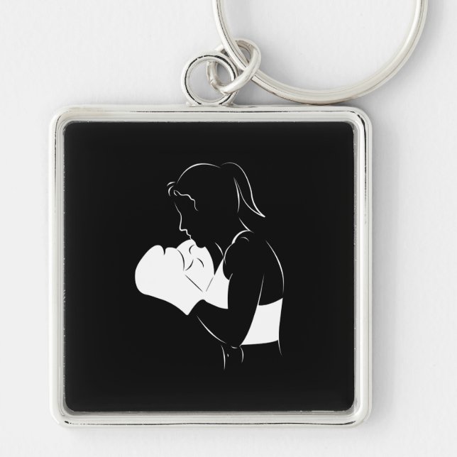 Female Boxer Key Ring (Front)