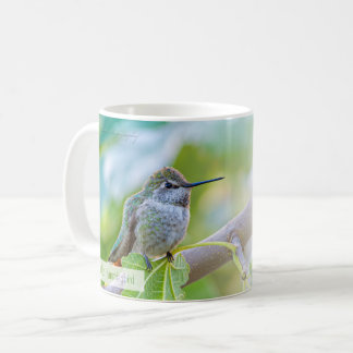 Female Broad-tailed Hummingbird Psalm 70:4 KJV Coffee Mug