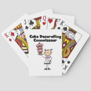Female Cake Decorating Connoisseur Playing Cards
