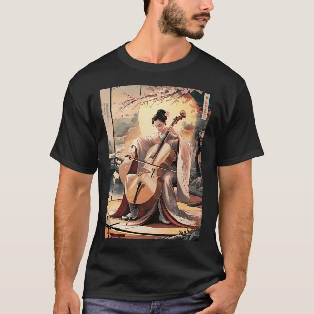 Female Cellist T-Shirt (Front)
