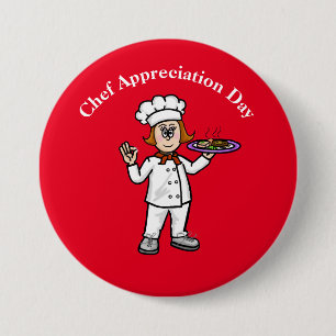 Female Chef Appreciation Day Button