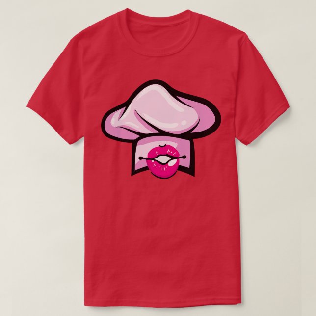 Female Chef Hat T-Shirt (Design Front)