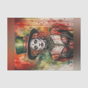 Female Circus Ring Leader Decoupage Paper