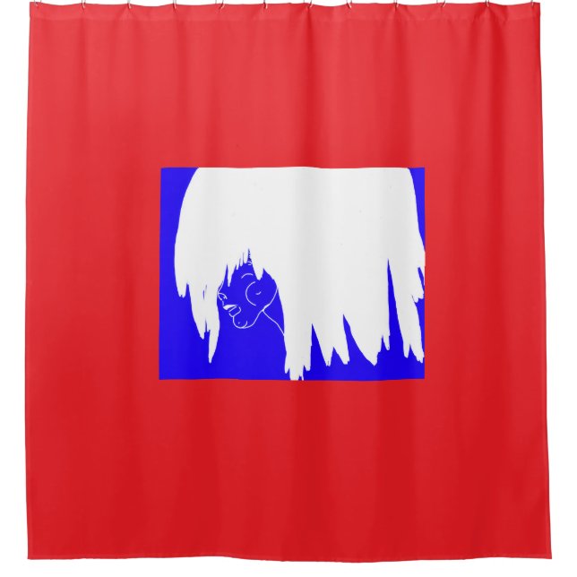 Female Cloud Spirit Shower Curtain (Front)